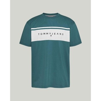 Υφασμάτινα Άνδρας T-shirt με κοντά μανίκια Tommy Hilfiger DM0DM18658CT0 Green