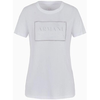 Υφασμάτινα Γυναίκα T-shirts & Μπλούζες EAX 3DYT59 YJ3RZ Άσπρο