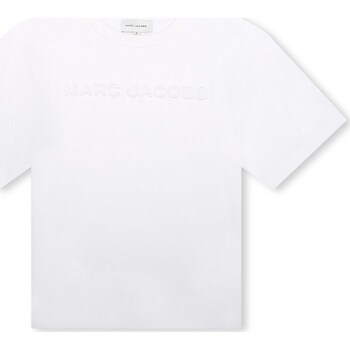 Υφασμάτινα Κορίτσι T-shirt με κοντά μανίκια Marc Jacobs W60039 Άσπρο