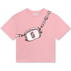 Υφασμάτινα Κορίτσι T-shirt με κοντά μανίκια Marc Jacobs W60207 Ροζ