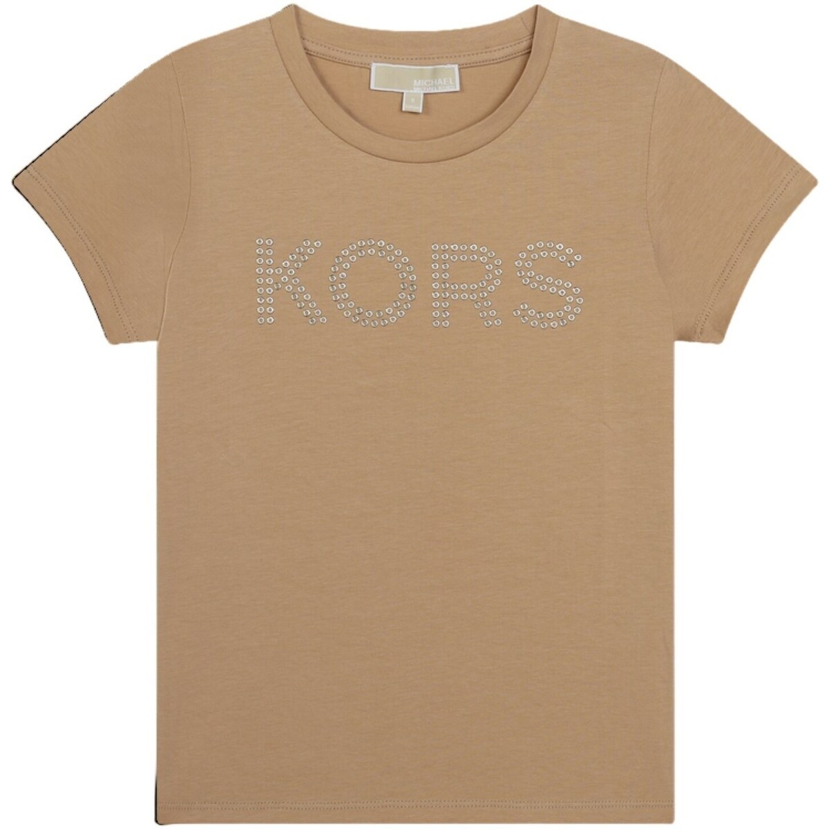 Υφασμάτινα Κορίτσι T-shirt με κοντά μανίκια MICHAEL Michael Kors R30001 Beige