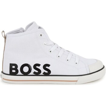 Παπούτσια Αγόρι Ψηλά Sneakers BOSS J51029 Άσπρο