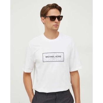 Υφασμάτινα Άνδρας T-shirt με κοντά μανίκια MICHAEL Michael Kors CH351RG1V2 Άσπρο