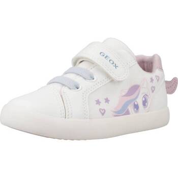 Παπούτσια Κορίτσι Χαμηλά Sneakers Geox B GISLI G. C Άσπρο