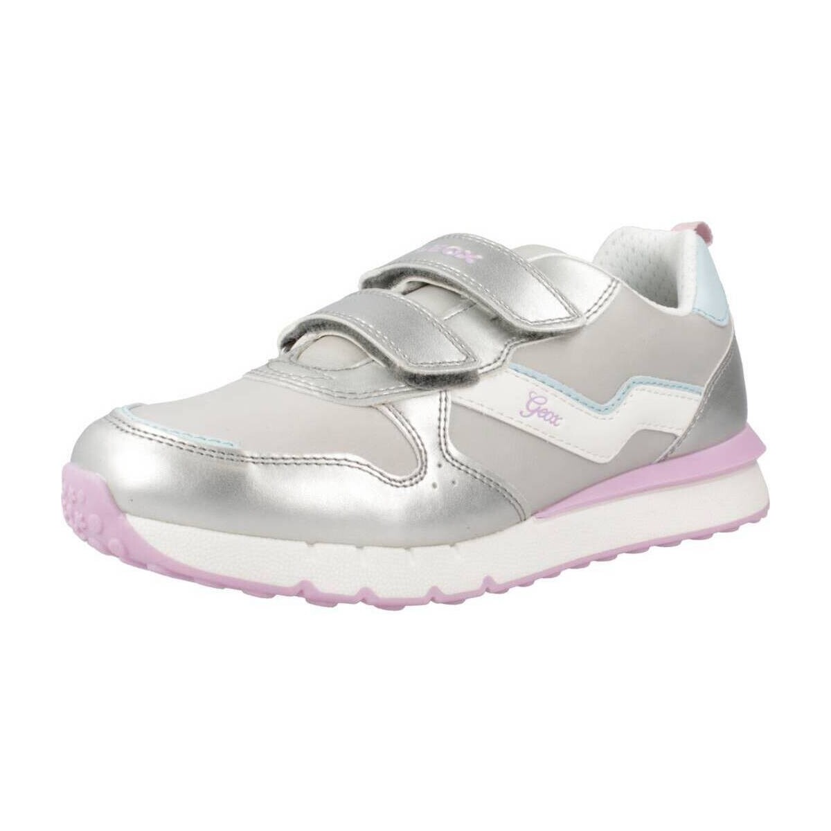 Παπούτσια Κορίτσι Χαμηλά Sneakers Geox J FASTICS GIRL Silver
