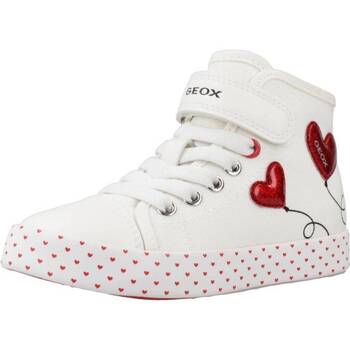 Παπούτσια Κορίτσι Χαμηλά Sneakers Geox JR CIAK GIRL Άσπρο