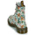 Παπούτσια Γυναίκα Μπότες Dr. Martens 1460 W Multi Floral Garden Print Backhand Άσπρο / Multicolour