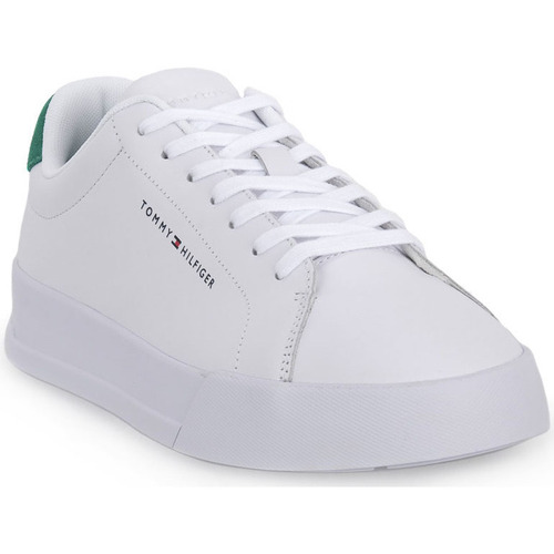Παπούτσια Άνδρας Sneakers Tommy Hilfiger OK4 COURT LEATHER Άσπρο