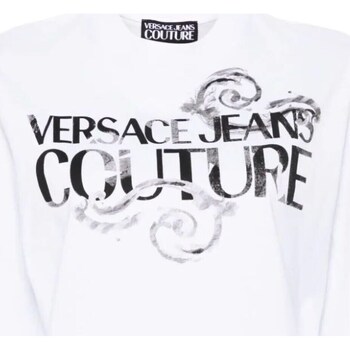 Υφασμάτινα Γυναίκα Πόλο με μακριά μανίκια  Versace Jeans Couture 76HAHG01-CJ00G Άσπρο