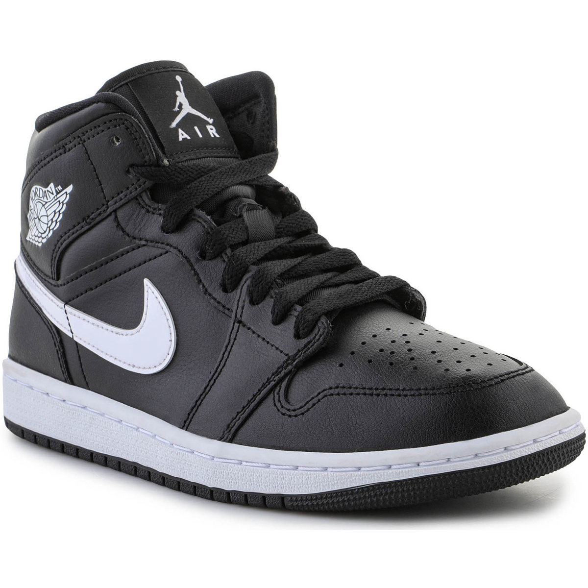 Παπούτσια του Μπάσκετ Nike Air Jordan 1 Mid Wmns Black White DV0991001
