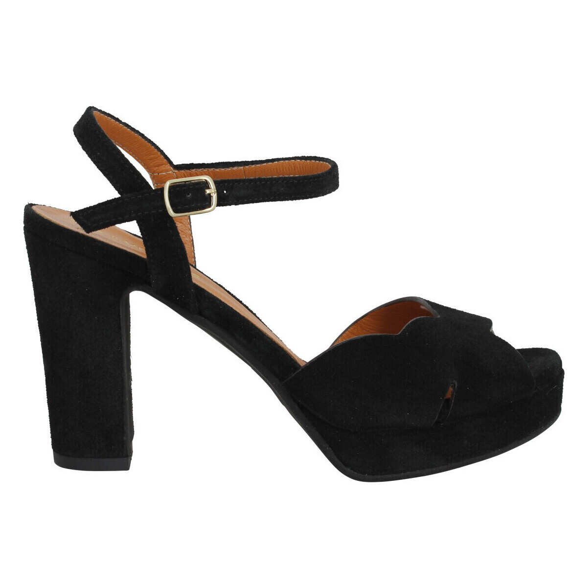 Παπούτσια Γυναίκα Σανδάλια / Πέδιλα Les Venues 6261 Velours Femme Nero Black