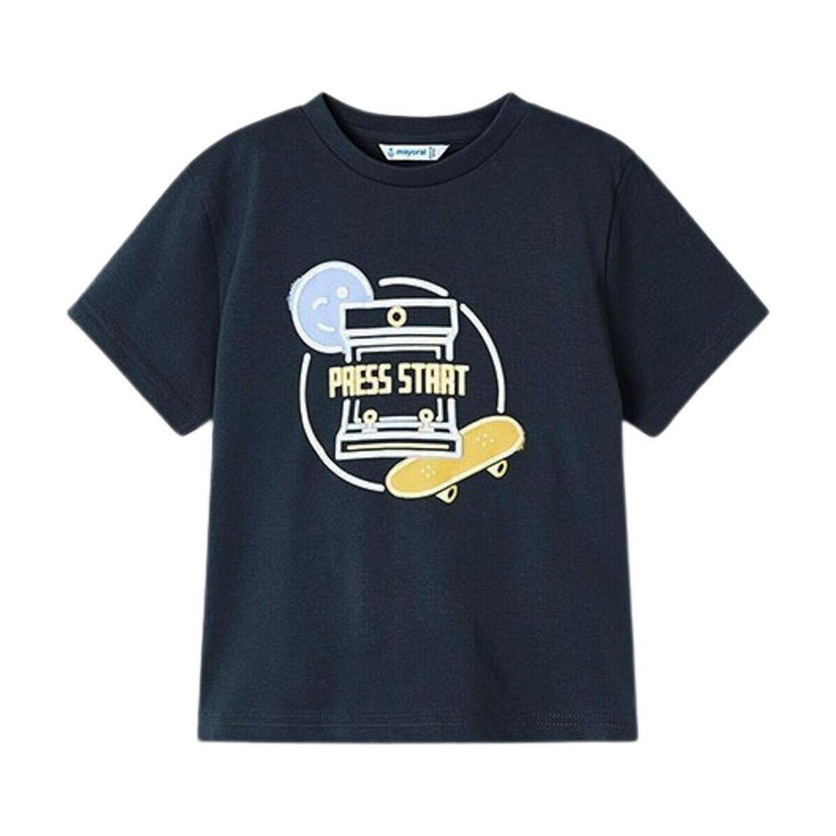 Υφασμάτινα Αγόρι T-shirts & Μπλούζες Mayoral  Μπλέ