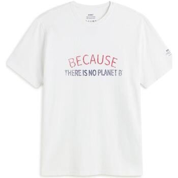 Υφασμάτινα Άνδρας T-shirt με κοντά μανίκια Ecoalf  Άσπρο