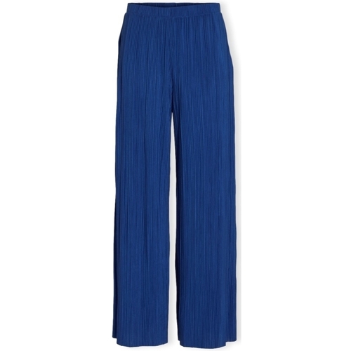 Υφασμάτινα Γυναίκα Παντελόνια Vila Noos Trousers Plise  - True Blue Μπλέ