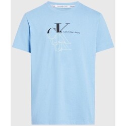 Υφασμάτινα Άνδρας T-shirt με κοντά μανίκια Calvin Klein Jeans J30J325352CEZ Μπλέ