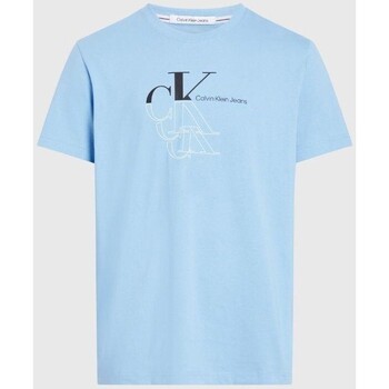 Υφασμάτινα Άνδρας T-shirt με κοντά μανίκια Calvin Klein Jeans J30J325352CEZ Μπλέ