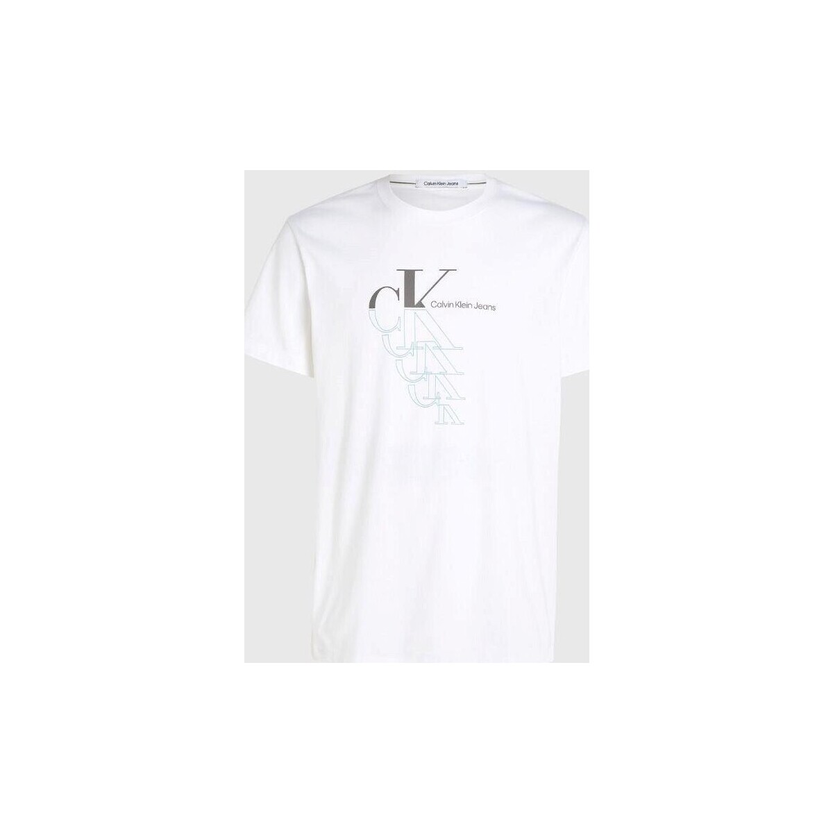 Υφασμάτινα Άνδρας T-shirt με κοντά μανίκια Calvin Klein Jeans J30J325352YAF Άσπρο