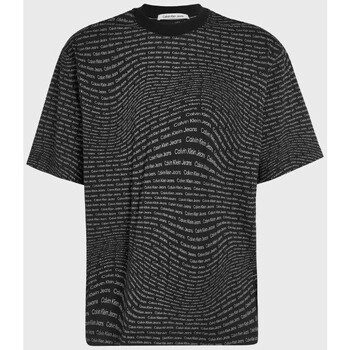 Υφασμάτινα Άνδρας T-shirt με κοντά μανίκια Calvin Klein Jeans J30J3254280GP Black