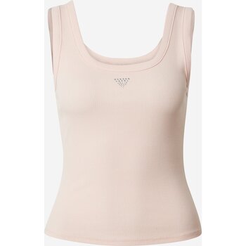 Υφασμάτινα Γυναίκα Αμάνικα / T-shirts χωρίς μανίκια Guess W3YP68 KA0H1 Ροζ