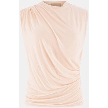 Υφασμάτινα Γυναίκα T-shirts & Μπλούζες Guess W4GP25 KACM2 Ροζ
