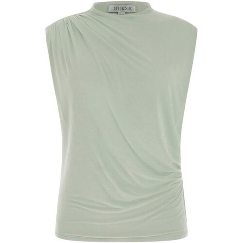 Υφασμάτινα Γυναίκα T-shirts & Μπλούζες Guess W4GP25 KACM2 Green