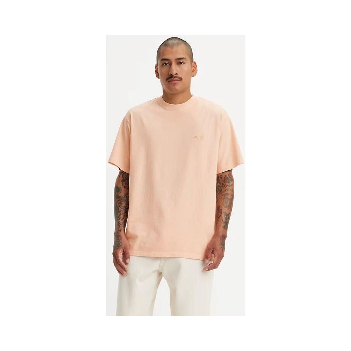 Υφασμάτινα Άνδρας T-shirt με κοντά μανίκια Levi's A0637 0096 RED TAB VINTAGE Orange