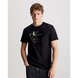 Υφασμάτινα Άνδρας T-shirt με κοντά μανίκια Calvin Klein Jeans J30J325352 Black
