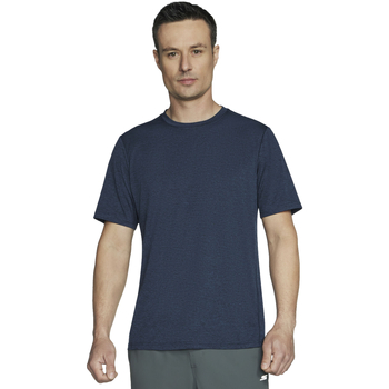 Υφασμάτινα Άνδρας T-shirt με κοντά μανίκια Skechers GO DRI Charge Tee Μπλέ