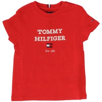Υφασμάτινα Αγόρι T-shirt με κοντά μανίκια Tommy Hilfiger KB0KB08671 Red