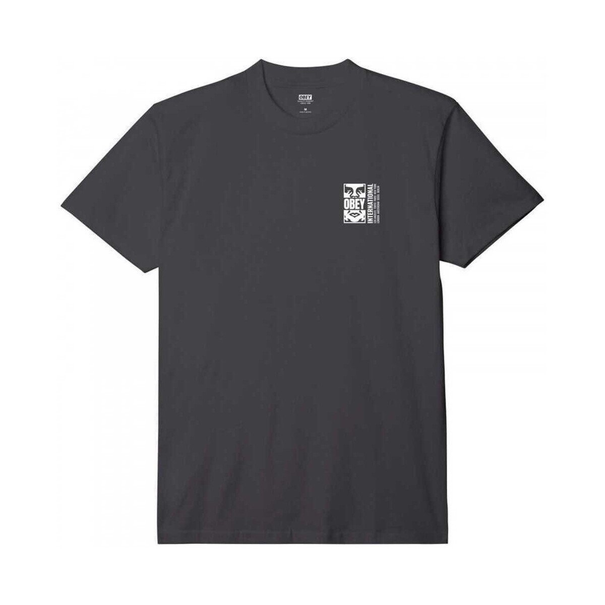Υφασμάτινα Άνδρας T-shirts & Μπλούζες Obey icon split Black