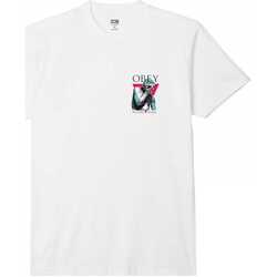 Υφασμάτινα Άνδρας T-shirts & Μπλούζες Obey future tense Άσπρο