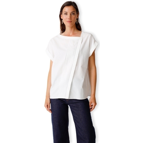 Υφασμάτινα Γυναίκα Μπλούζες Skfk Anais Shirt - White Άσπρο