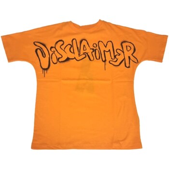 Υφασμάτινα Αγόρι Μπλουζάκια με μακριά μανίκια Disclaimer 58012 Orange