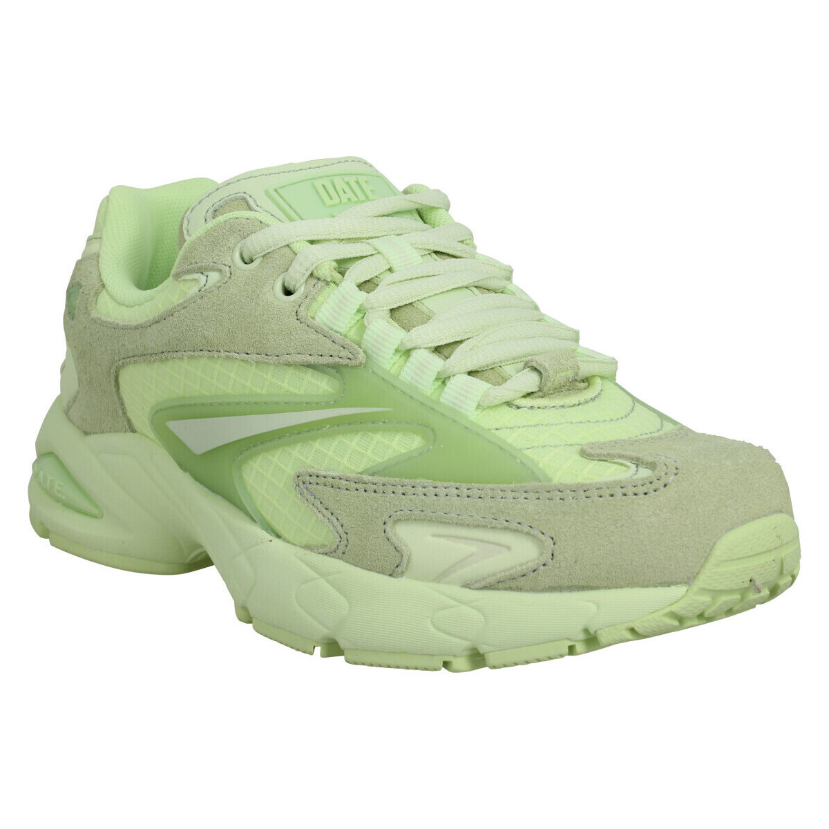 Παπούτσια Γυναίκα Sneakers Date Date Sneakers Sn23 Velours Toile Femme Green Green