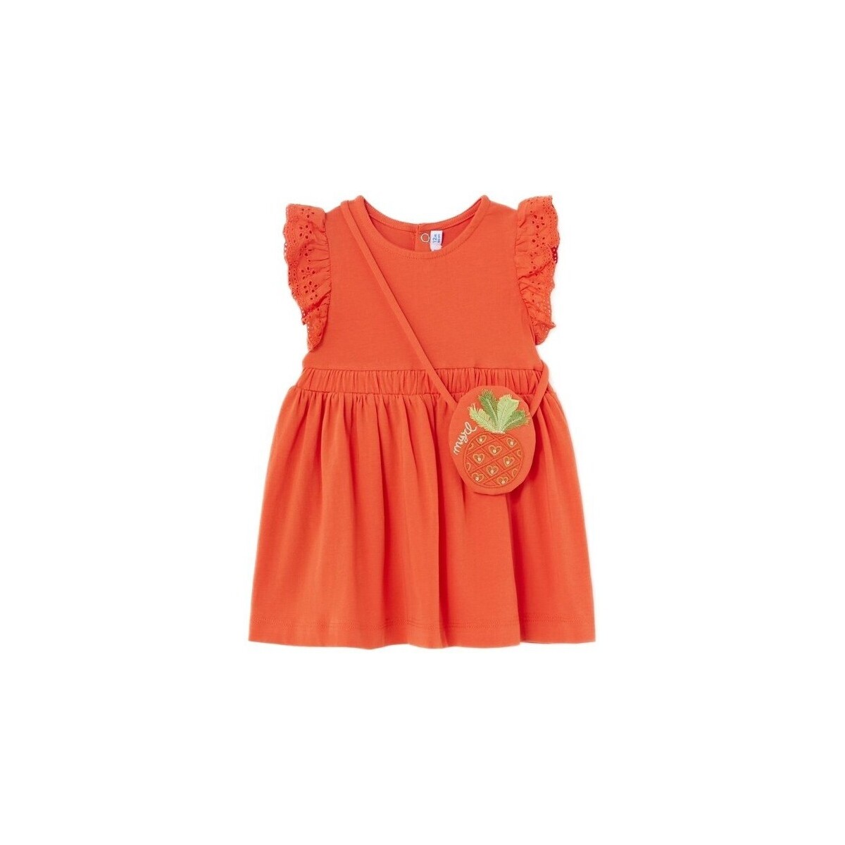 Υφασμάτινα Κορίτσι Φορέματα Mayoral 28295-0M Orange