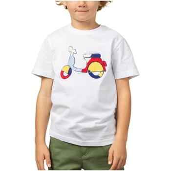 Υφασμάτινα Αγόρι T-shirt με κοντά μανίκια Scotta  Άσπρο