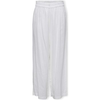 Υφασμάτινα Γυναίκα Παντελόνια Only Noos Tokyo Linen Trousers - Bright White Άσπρο