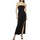 Υφασμάτινα Γυναίκα Κοντά Φορέματα Simona Corsellini P24CPAB030 Black