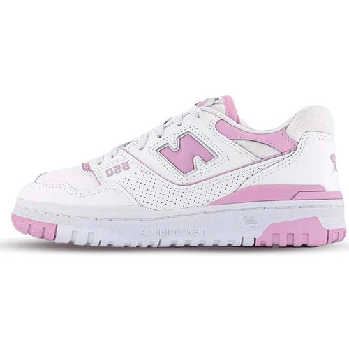 Παπούτσια Πεζοπορίας New Balance 550 White Bubblegum Pink Άσπρο