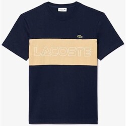 Υφασμάτινα Άνδρας T-shirt με κοντά μανίκια Lacoste TH1712 Μπλέ