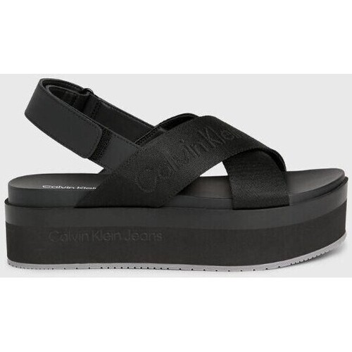 Παπούτσια Γυναίκα Σανδάλια / Πέδιλα Calvin Klein Jeans YW0YW01362 Black