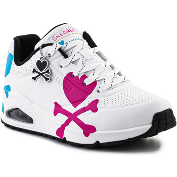 Παπούτσια Γυναίκα Χαμηλά Sneakers Skechers Crossing Hearts 155227-WMLT Άσπρο