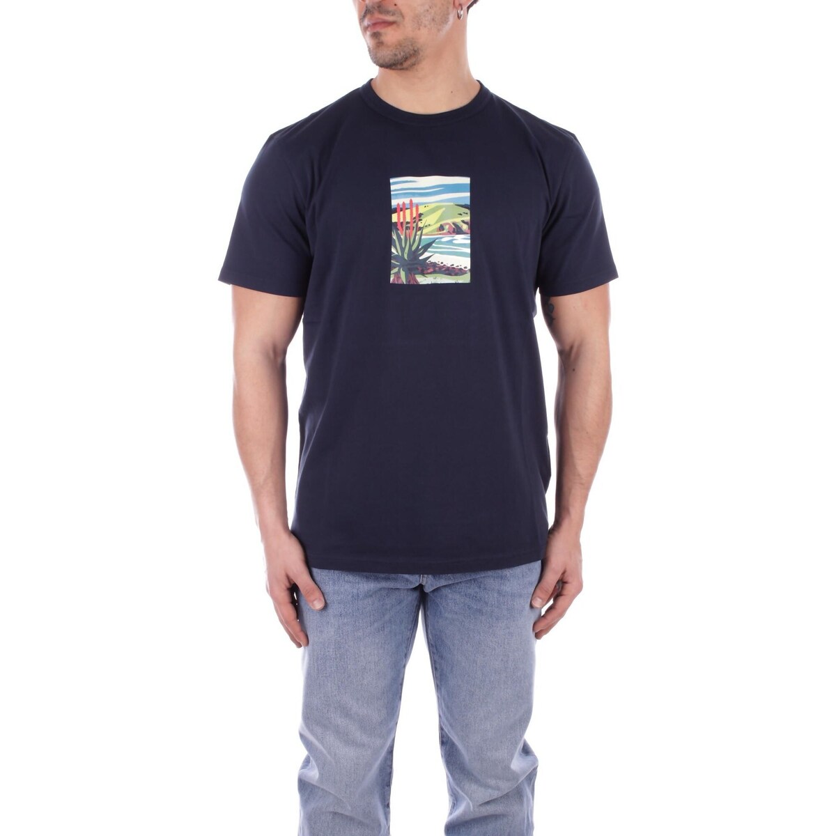 T-shirt με κοντά μανίκια Woolrich CFWOTE0130MRUT2926