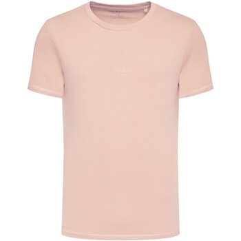 Υφασμάτινα Άνδρας T-shirt με κοντά μανίκια Guess M2YI72 I3Z14 Ροζ