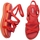 Παπούτσια Γυναίκα Σανδάλια / Πέδιλα Melissa Buzios Fem - Red/Orange Red