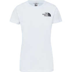Υφασμάτινα Γυναίκα T-shirt με κοντά μανίκια The North Face W Half Dome Tee Άσπρο