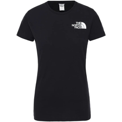 Υφασμάτινα Γυναίκα T-shirt με κοντά μανίκια The North Face W Half Dome Tee Black