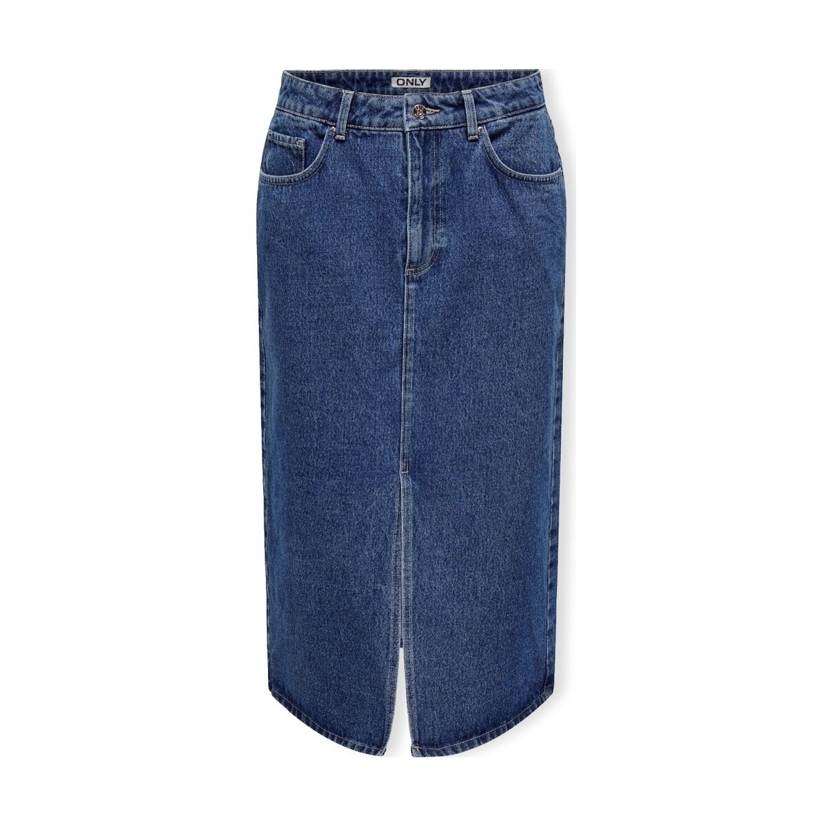 Κοντές Φούστες Only Noos Bianca Midi Skirt - Medium Blue Denim