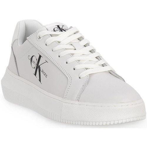 Παπούτσια Γυναίκα Sneakers Calvin Klein Jeans YBR CHUNKY CUPSOLE Άσπρο