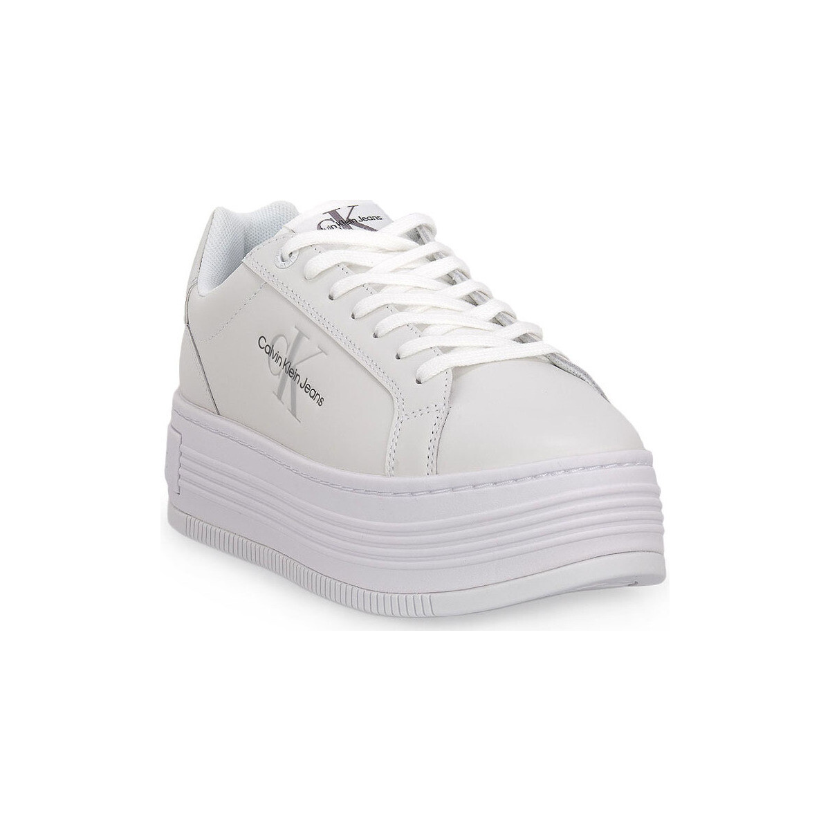 Παπούτσια Γυναίκα Sneakers Calvin Klein Jeans 01V BOLD PLATFORM Άσπρο